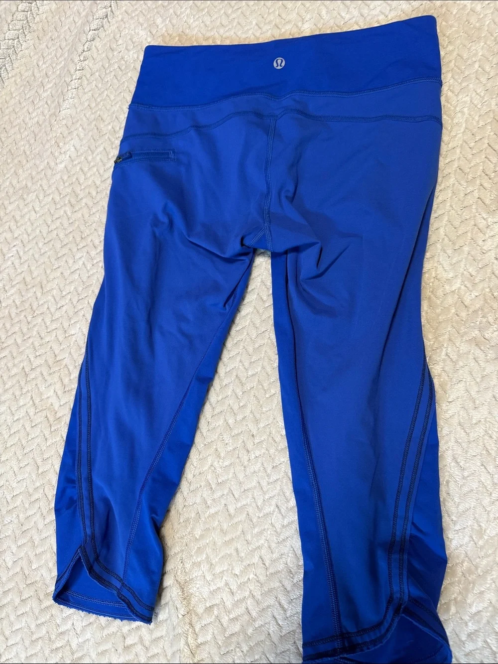 lululemon athletica Royal Blue Cropped Leggings